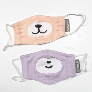 Cubcoats animal face masks for kids - 2 pack